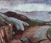 Edvard Munch Shore oil painting artist